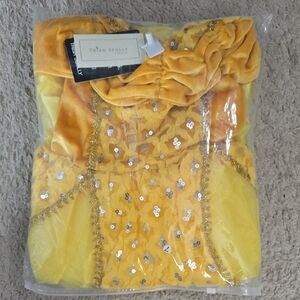 Trish Scully Yellow "Bella Bliss." Kids Size 7  Gown(Belle.)